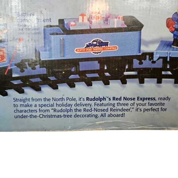 Memory Lane‎ Rudolph Island Of Misfit Toys Rudolph's Red Nose Express Train Set - Picture 13 of 17